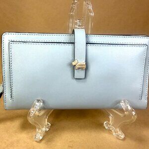 Radley London Newick Road Large Bifold Wallet, specifically in the "Blue Heather